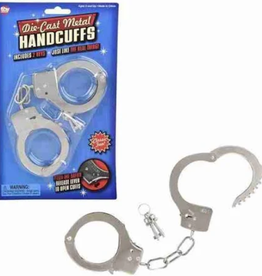 TOY NETWORK DIECAST METAL HANDCUFFS