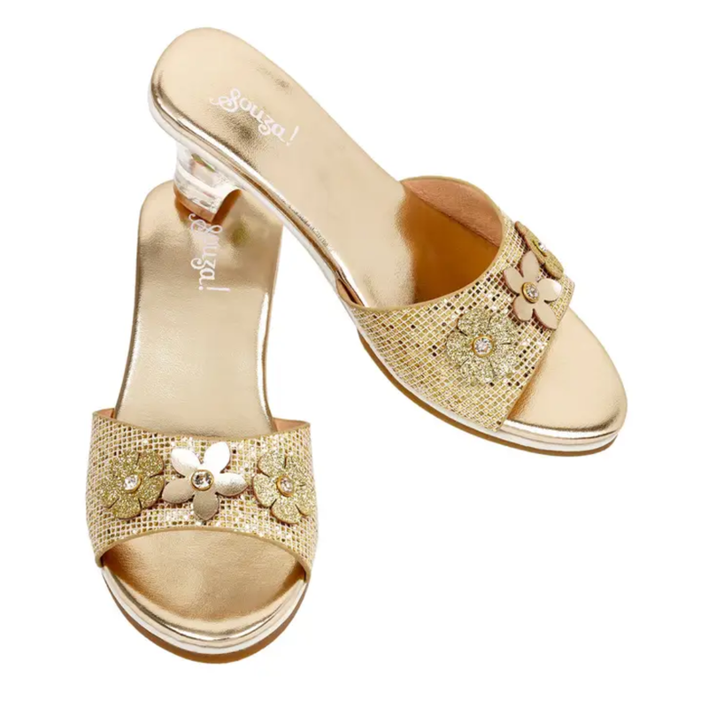 SPEEDY MONKEY ELINA  HIGH HEEL SLIPPER MET. GOLD