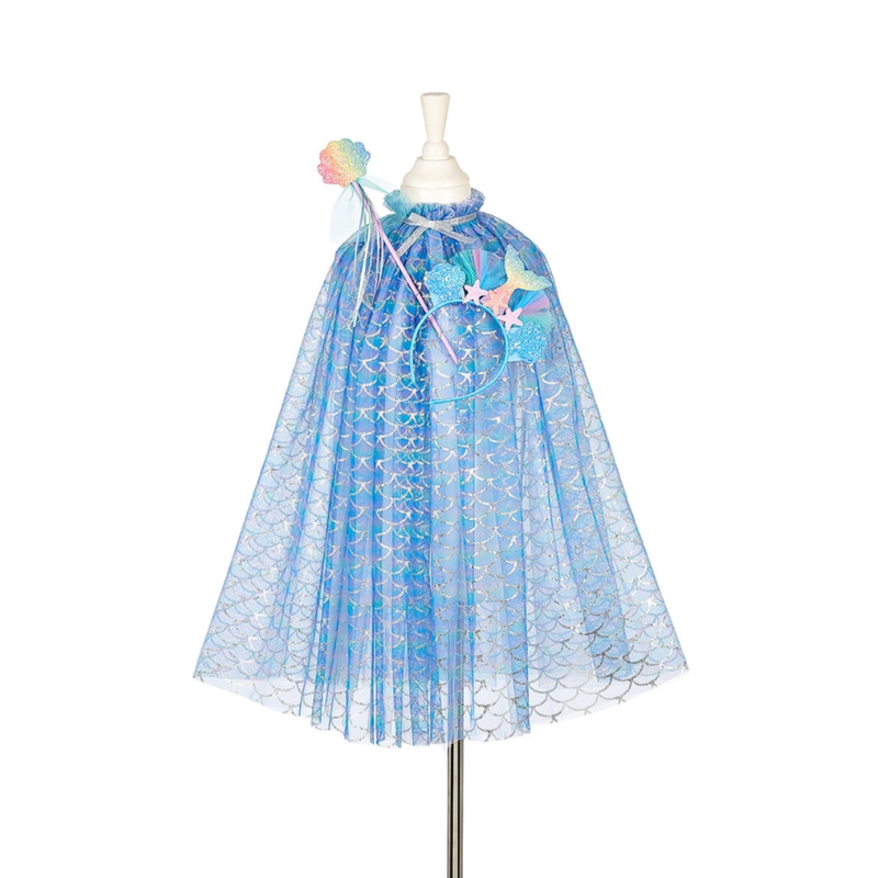 SPEEDY MONKEY MARLYA MERMAID CAPE + TIARA + WAND SET