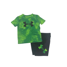 UNDER ARMOUR UA TECH PRINTED SS SHORT SET