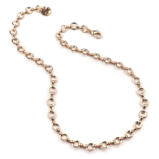 CHARM IT! CHARM IT! GOLD CHAIN CHOKER NECKLACE