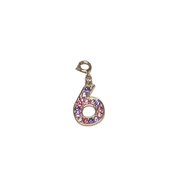 CHARM IT! GOLD PINK MULTI 6 CHARM