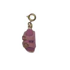 CHARM IT! GOLD FURRY PINK SANDAL
