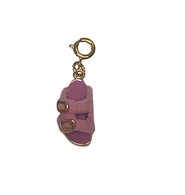 CHARM IT! GOLD FURRY PINK SANDAL