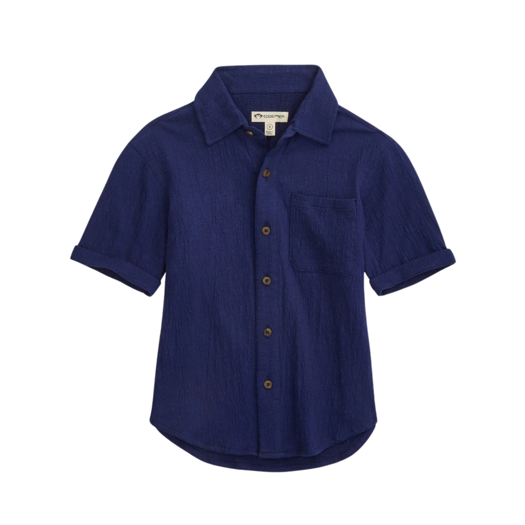 Appaman Beach Shirt - Navy Blue