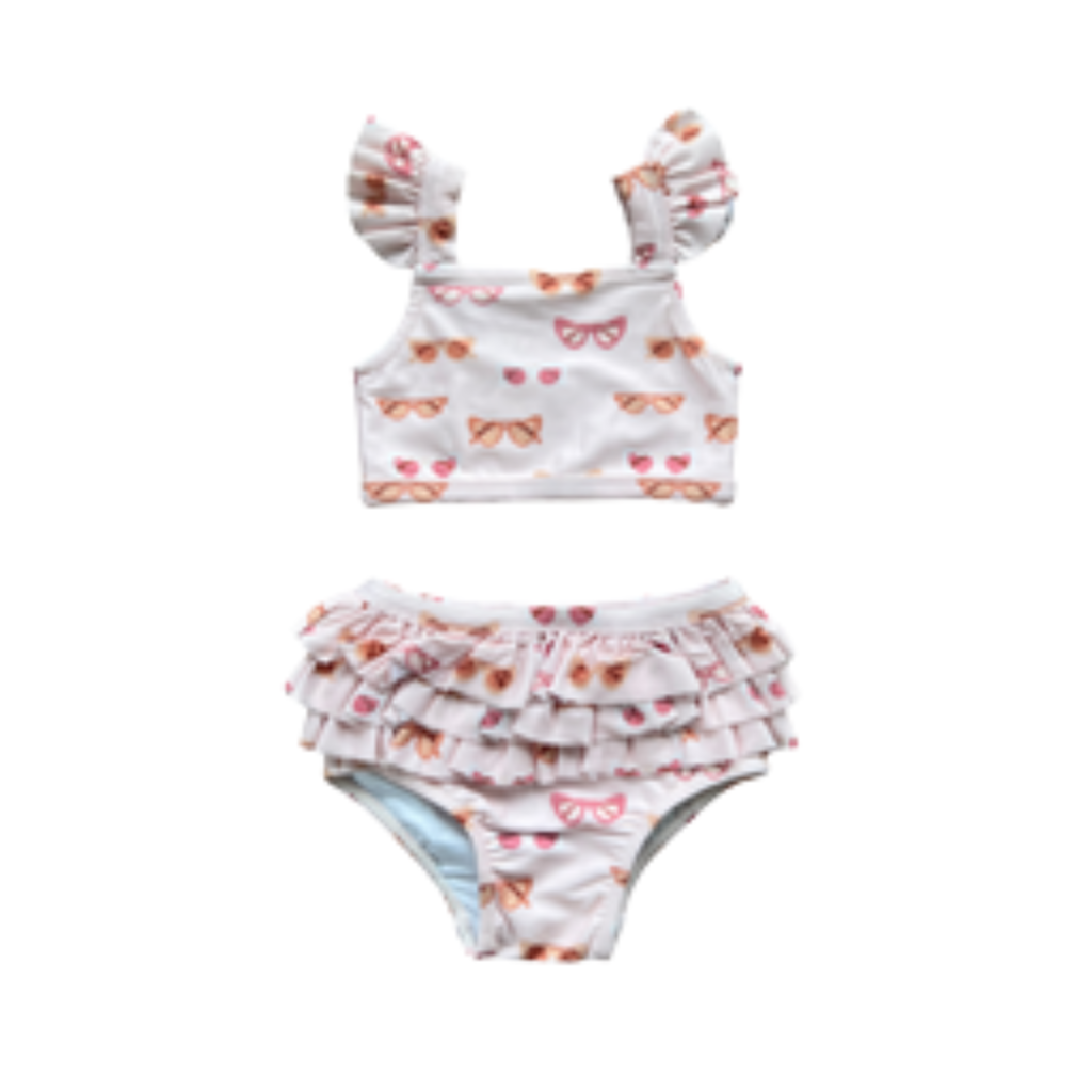 BABYSPROUTS GIRL'S TWO-PIECE SWIM SET