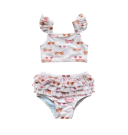 BABYSPROUTS GIRL'S TWO-PIECE SWIM SET
