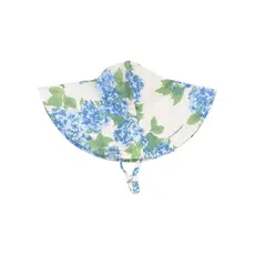 ANGEL DEAR Watercolor Hydrangeas Wide Brim Sunhat