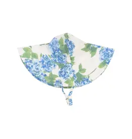 ANGEL DEAR Watercolor Hydrangeas Wide Brim Sunhat