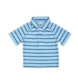 SOUTHBOUND BOYS POLO - NAVY/CAPT BLUE/ICE