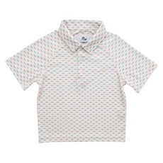SOUTHBOUND BOYS PRINTED POLO - FISH