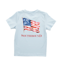 SOUTHBOUND PERFORMANCE TEE - USA FLAG