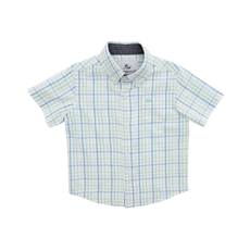 SOUTHBOUND SS DRESS SHIRT - BLUE MULTI PLAID