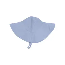 ANGEL DEAR Solid Muslin Dusty Blue Wide Brim Sunhat