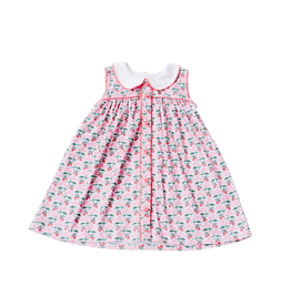 LOVE GEORGE STRAWBERRY PIMA DRESS