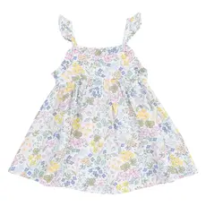 ANGEL DEAR Samantha Floral Paperbag Ruffle Sundress With Dc