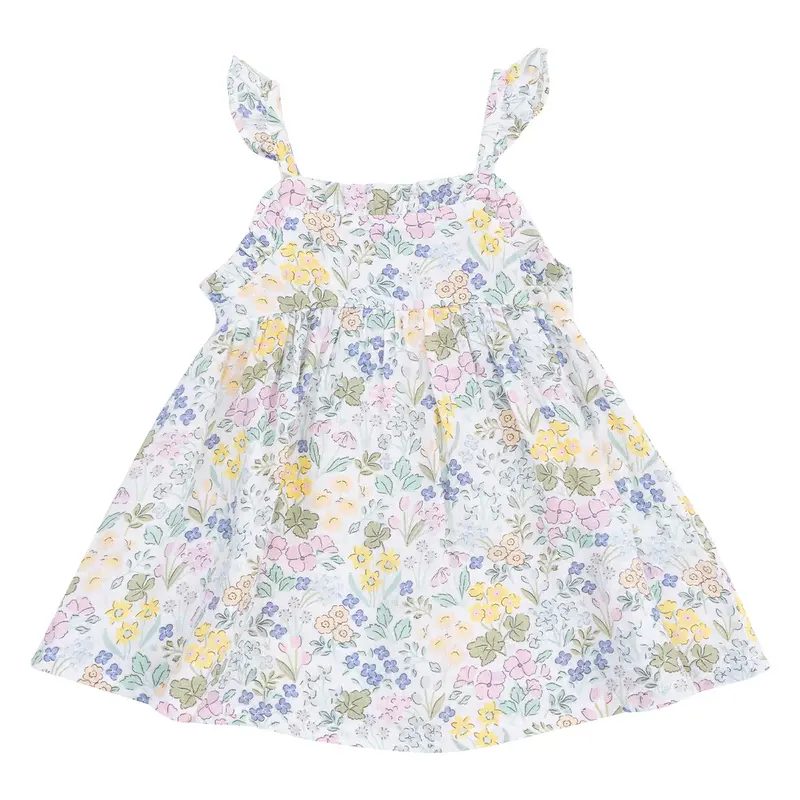 ANGEL DEAR Samantha Floral Paperbag Ruffle Sundress With Dc