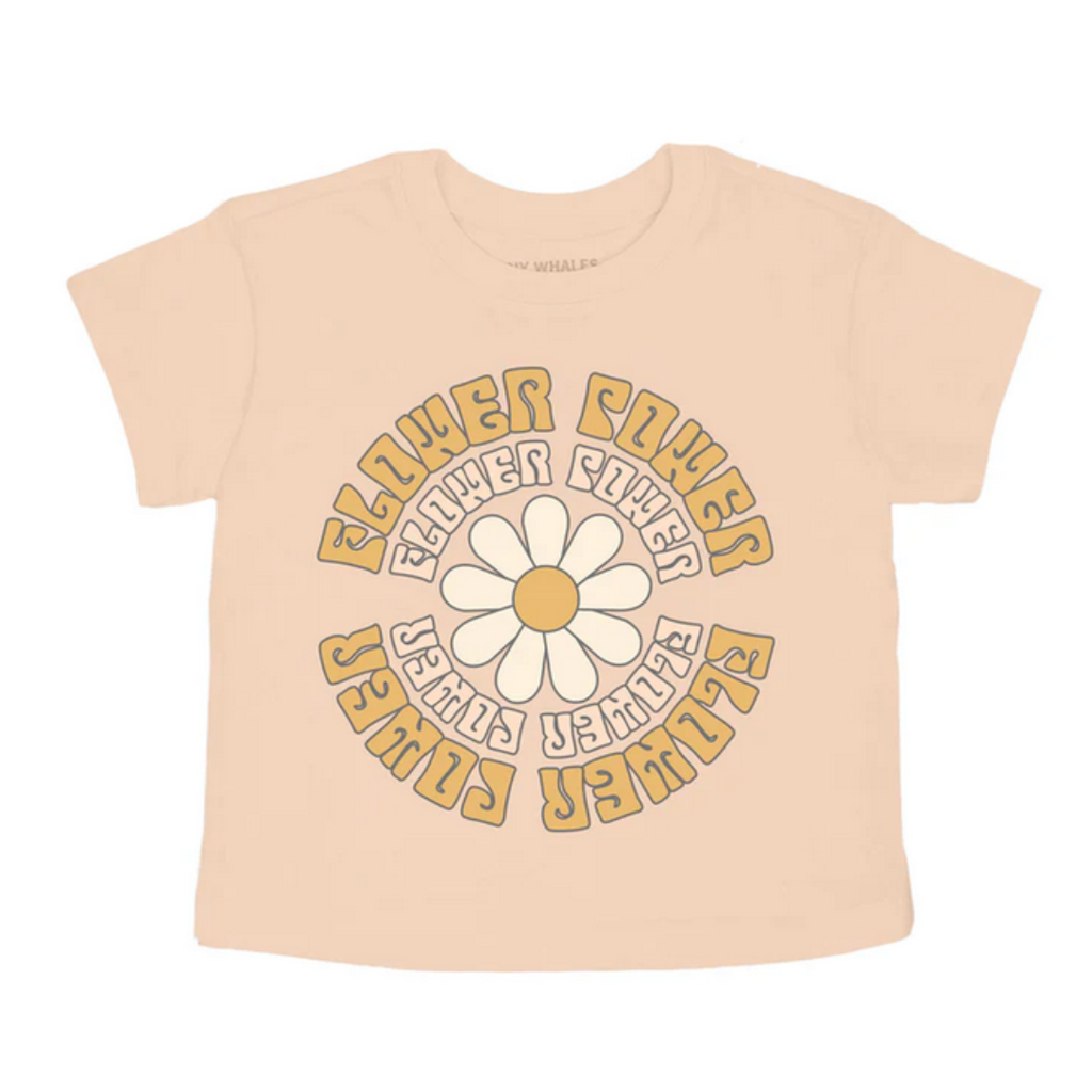 TINY WHALES INC FLOWER POWER BOXY TEE