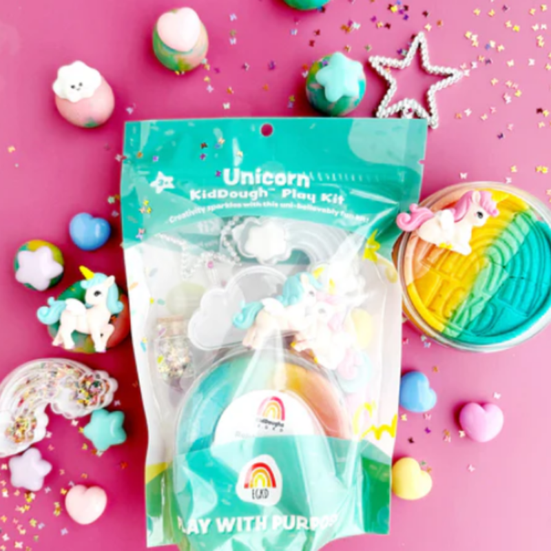 EARTH GROWN KIDDOUGHS UNICORN KIDDOUGH PLAY KIT