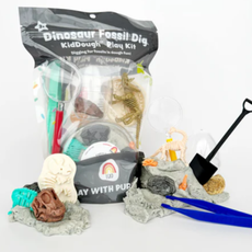 EARTH GROWN KIDDOUGHS DINOSAUR FOSSIL DIG KIDDOUGH PLAY KIT