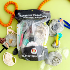 EARTH GROWN KIDDOUGHS DINOSAUR FOSSIL DIG KIDDOUGH PLAY KIT