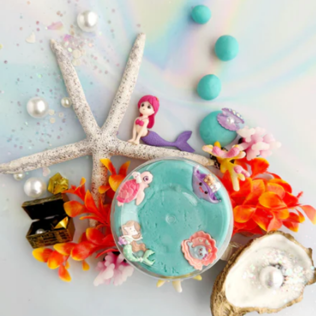 EARTH GROWN KIDDOUGHS MERMAID KIDDOUGH PLAY KIT