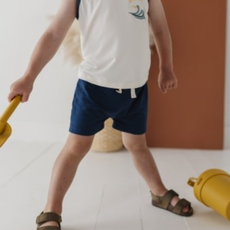 BABYSPROUTS BOY'S TANK & HAREM SHORTS HAPPINESS COMES IN WAVES