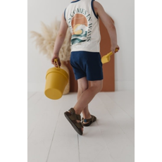 BABYSPROUTS BOY'S TANK & HAREM SHORTS HAPPINESS COMES IN WAVES