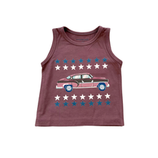 BABYSPROUTS BOY'S TANK & HAREM SHORTS HAPPINESS COMES IN WAVES