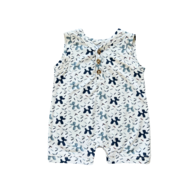 BABYSPROUTS BOY'S SLEEVELESS ROMPER