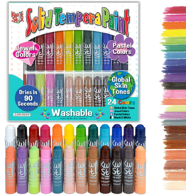 THE PENCIL GRIP, INC Kwik Stix 24 PC.  Skin Tones, Jewel, Pastels, Black & White