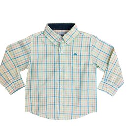 SOUTHBOUND LS DRESS SHIRT - MULTI PASTEL PLAID