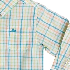 SOUTHBOUND LS DRESS SHIRT - MULTI PASTEL PLAID