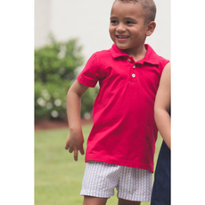 LULLABY SET PARKER POLO RED W/STEWART SHORT ALL AMERICAN