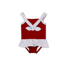 LULLABY SET NORA SWIMSUIT-RELAY RED, ALL AMERICAN