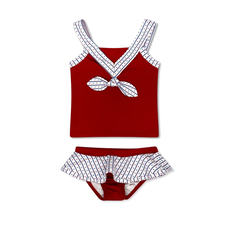 LULLABY SET NORA TANKINI-RELAY RED, ALL AMERICAN