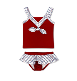 LULLABY SET NORA TANKINI-RELAY RED, ALL AMERICAN