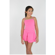 PAPER FLOWER RUFFLE SHORTS