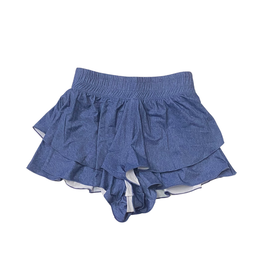 PAPER FLOWER RUFFLE SHORTS