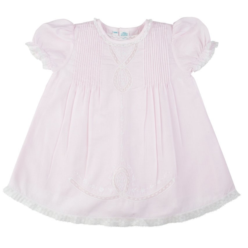 FELTMAN BROTHERS LACE RIBBON SLIP DRESS