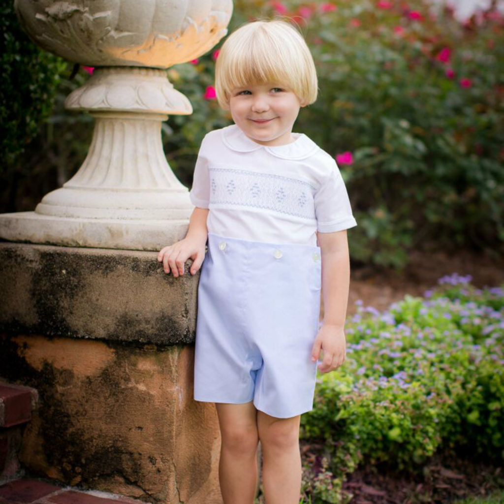 FELTMAN BROTHERS SMOCKED DIAMOND BOBBY SUIT