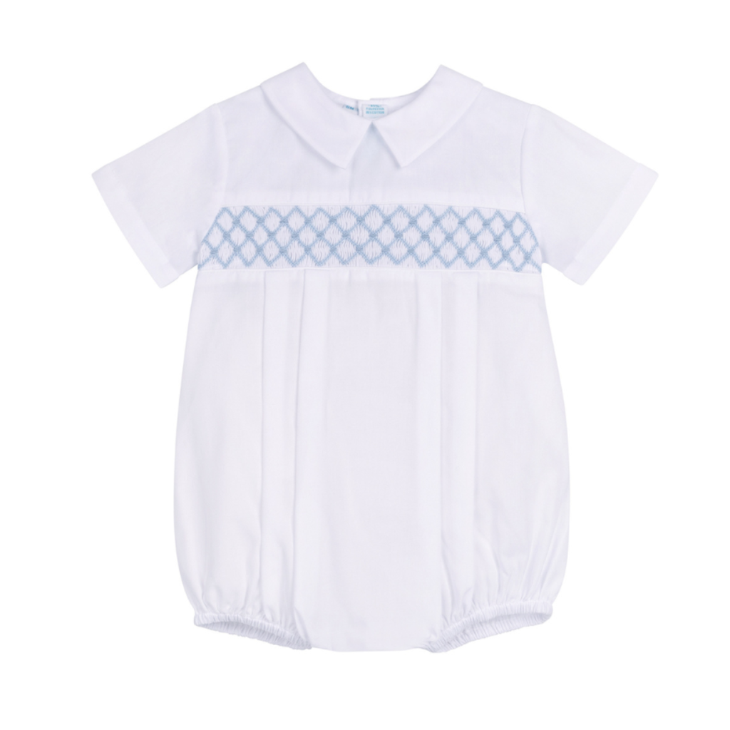 FELTMAN BROTHERS SIGNATURE SMOCKED ROMPER