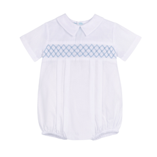 FELTMAN BROTHERS SIGNATURE SMOCKED ROMPER