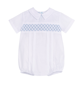 FELTMAN BROTHERS SIGNATURE SMOCKED ROMPER
