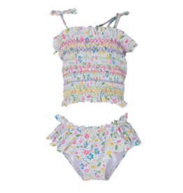 The Oaks Apparel Santa Rose Petite Floral Two Piece Swimsuit