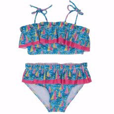 The Oaks Apparel Sea Grove Preppy Sailboat Two Piece Swimsuit