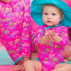 RuffleButts + RuggedButts Long Sleeve One Piece Rash Guard