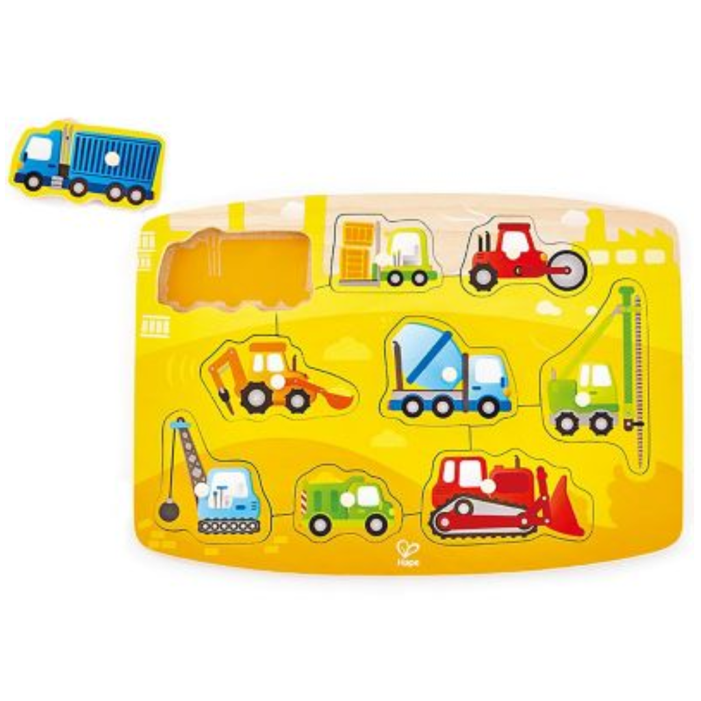 HAPE CONSTRUCTION PEG PUZZLE