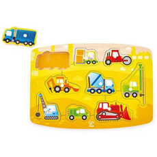 HAPE CONSTRUCTION PEG PUZZLE