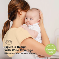 KEABABIES 5PK URBAN BURP CLOTHS-BUTTERFLIES